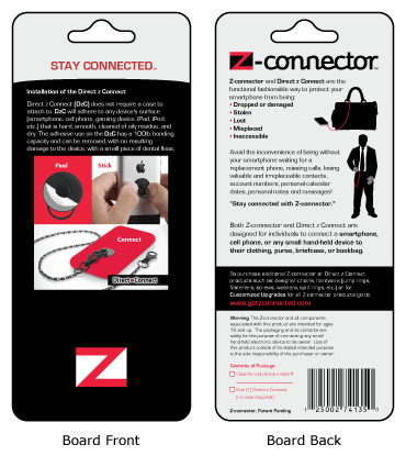 Z-connector package layout